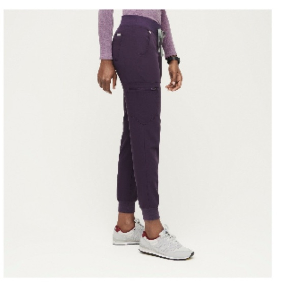 Figs Purple Track Pants